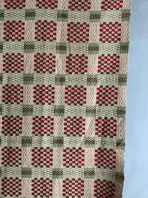 American Pennsylvanian type antique double-cloth (184 x 134cm)