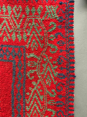 Spanish antique Andalusian Alpujarras rug  (220 x 130cm)