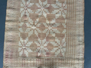 Indian or Yazd vintage cotton doubleweave (135 x117cm)