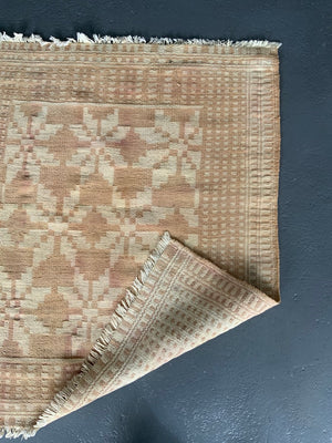 Indian or Yazd vintage cotton doubleweave (135 x117cm)