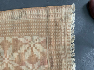 Indian or Yazd vintage cotton doubleweave (135 x117cm)