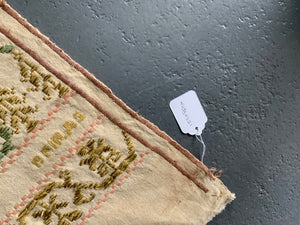 Sardinian or S. Italian antique hand-loomed brocade (152 x 80cm)