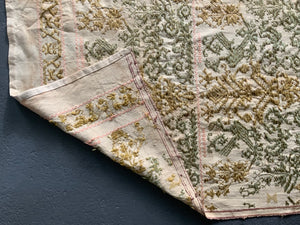 Sardinian or S. Italian antique hand-loomed brocade (152 x 80cm)