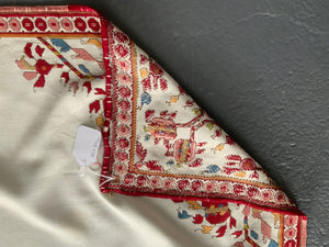 Macedonian antique embroidered cover (143 x 147cm)