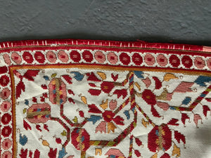 Macedonian antique embroidered cover (143 x 147cm)