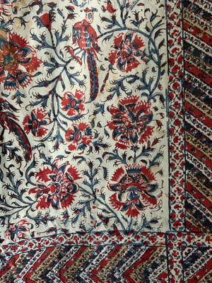 Small antique Kalamkari on cotton (117 x 87cm)