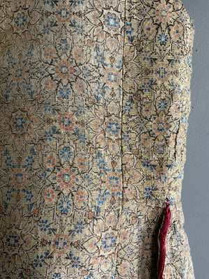 Qajar child's waistcoat made from a late Saffavid silk