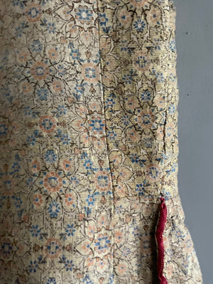Qajar child's waistcoat made from a late Saffavid silk