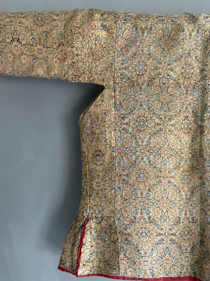 Qajar child's waistcoat made from a late Saffavid silk