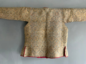 Qajar child's waistcoat made from a late Saffavid silk