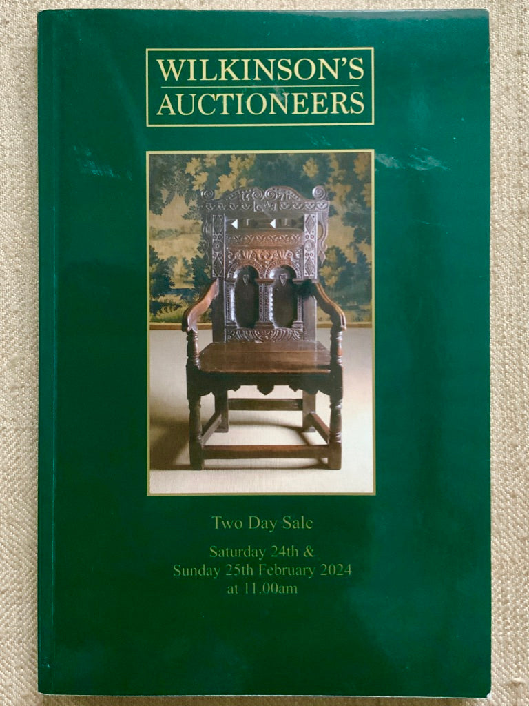 Wilkinson's Auctioneers 24/25 Feb 2024 Herterton House collection