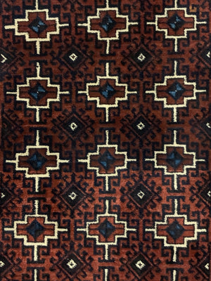 Balouch antique Khorasan rug (196 x 108cm)