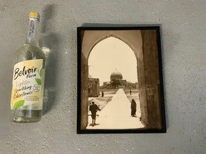 Al Aqsar Mosque Jerusalem sepia photo 1920s (30 x 24cm)