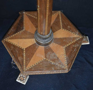 Spanish  Andalusian antique marquetry small table