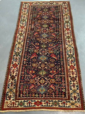 Caucasian antique Shirvan large rug (270 x 139cm)