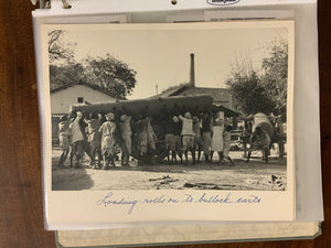 Photographic collection of North Indian rug making in 1940s
