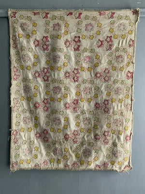 Italian Assisi work embroidered throw (130 x 102cm)