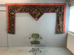 Kyrgyz antique Tush-Kiiz yurt hanging (156 x 304cm)