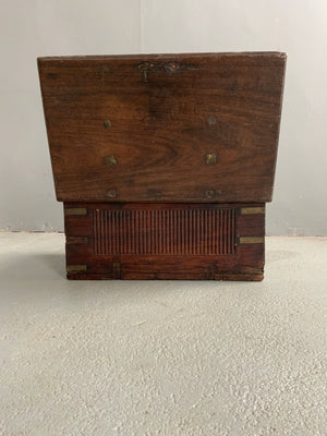 Batavian Indo-Dutch seaman's small chest (48 x 30 x 21cm)