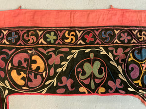Kyrgyz antique Tush-Kiiz yurt hanging (156 x 304cm)