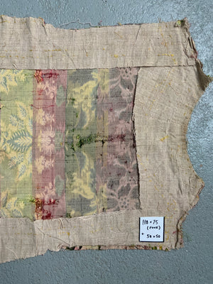 Five pieces of ecclesiastic French silk brocade *AF