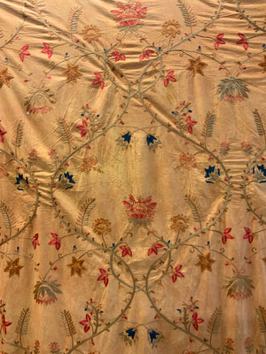 Large antique Turkish silk embroidery (260 x 260cm)