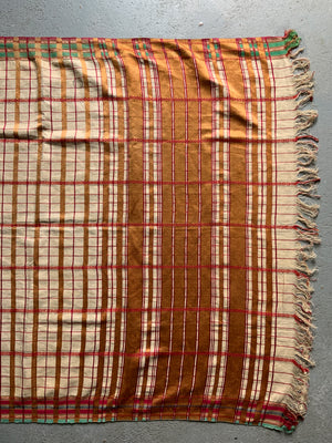 Turkish antique Hammam Pestemal towel (203 x 111cm)