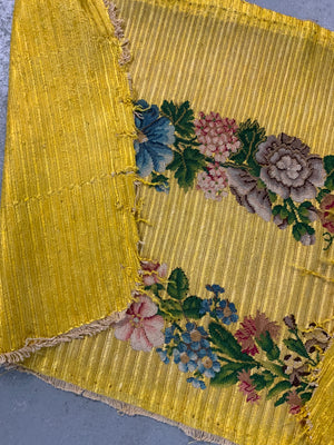 French antique silk furniture sofa suite coverings [4]