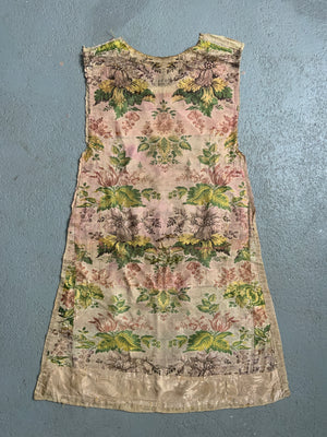 Five pieces of ecclesiastic French silk brocade *AF