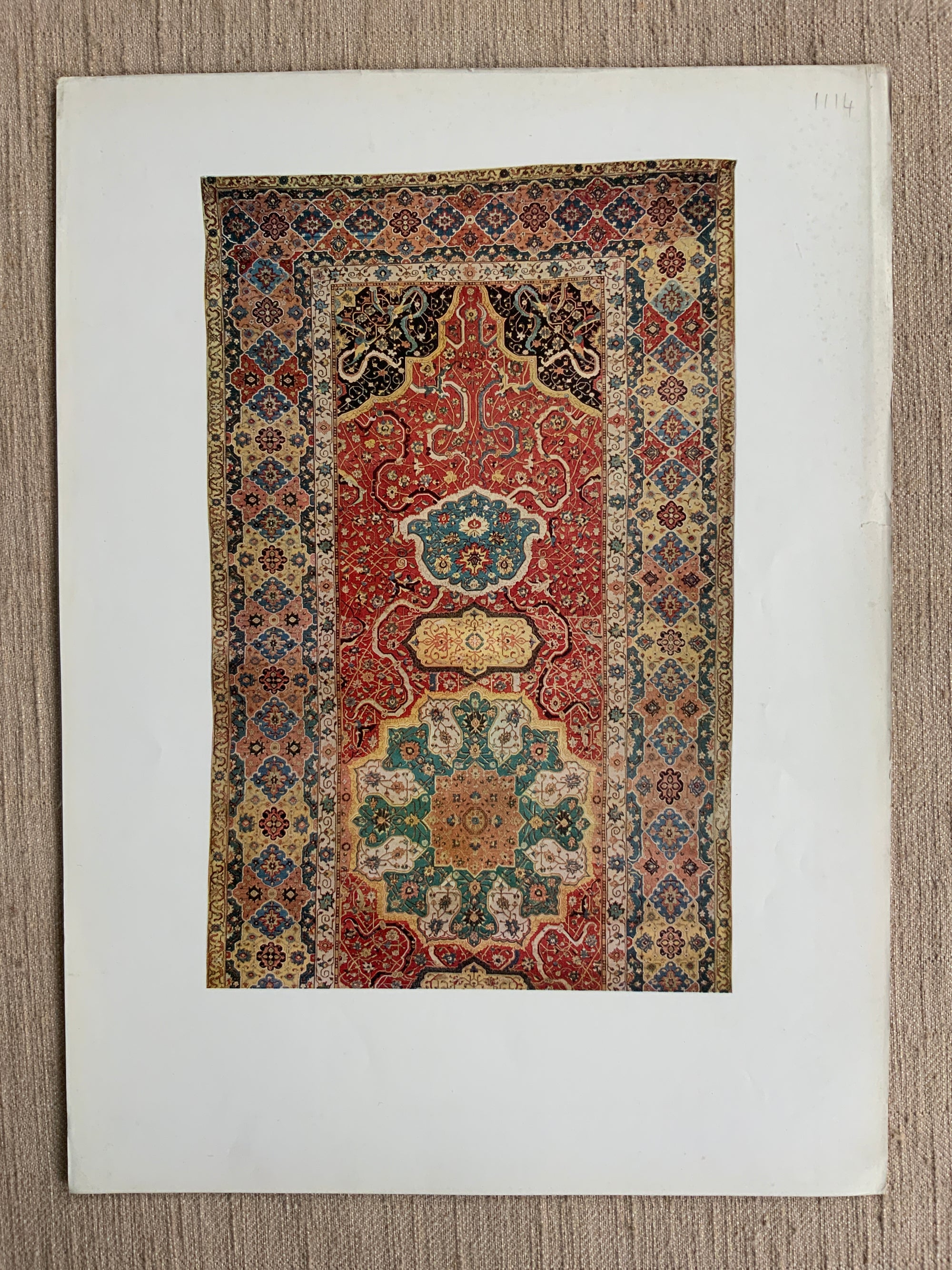 Single page plate 1114 Survey Persian Art Pope & Ackerman