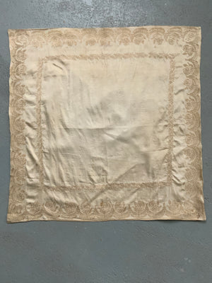 Aleppo antique Aghabani silk embroidery (96 x 94cm)