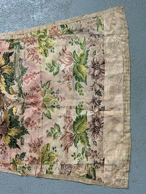 Five pieces of ecclesiastic French silk brocade *AF