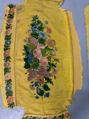 French antique silk furniture sofa suite coverings [4]