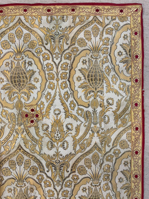 Gilt Gothic style antique square lectern hanging (50 x 50cm)