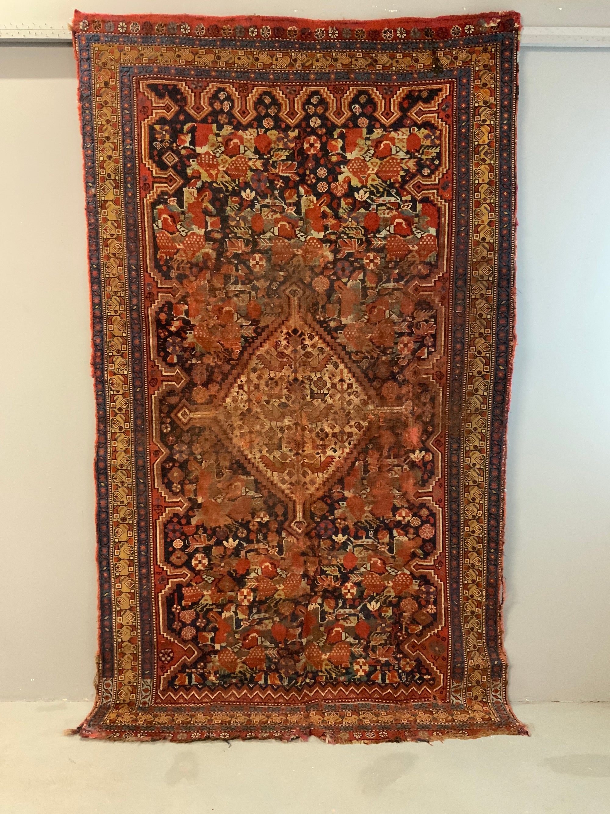 Fars region Khamseh rug (269 x 143cm) *AF