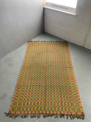 Indo-Pak Sindhi vintage Khes double-weave (215 x 127cm)