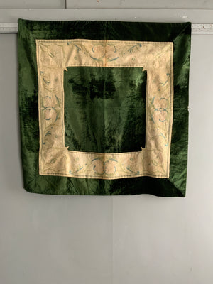 William Morris & Co. embroidery table cover (113 x 113cm)