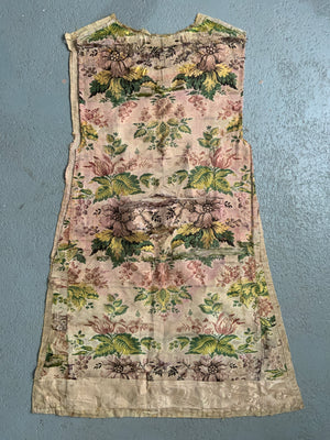 Five pieces of ecclesiastic French silk brocade *AF