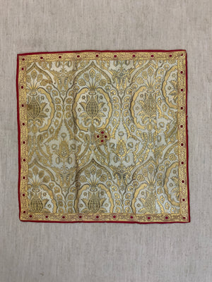 Gilt Gothic style antique square lectern hanging (50 x 50cm)