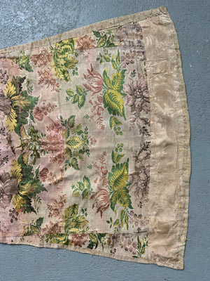 Five pieces of ecclesiastic French silk brocade *AF