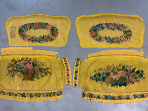 French antique silk furniture sofa suite coverings [4]