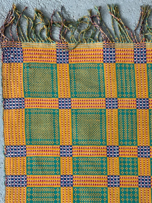 Indo-Pak Sindhi vintage Khes double-weave (215 x 127cm)