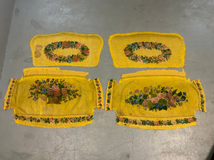 French antique silk furniture sofa suite coverings [4]