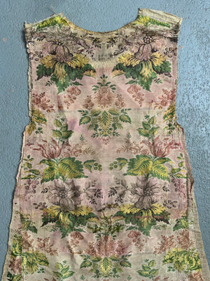 Five pieces of ecclesiastic French silk brocade *AF