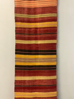Turkish plainweave striped runner (296 x 54cm)