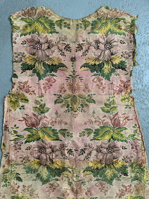 Five pieces of ecclesiastic French silk brocade *AF