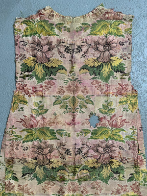 Five pieces of ecclesiastic French silk brocade *AF