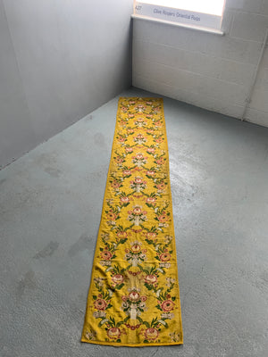 French or Italian antique silk length (284 x 55cm)