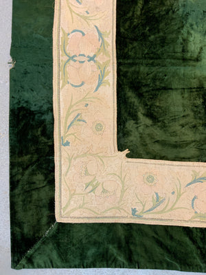 William Morris & Co. embroidery table cover (113 x 113cm)