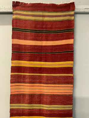 Turkish plainweave striped runner (296 x 54cm)